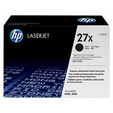 HP 27X Yüksek Verimli Siyah Orijinal LaserJet Toner Kartuşu C4127X