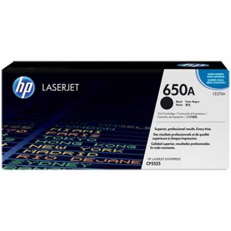 HP 650A Siyah Orijinal LaserJet Toner Kartuşu CE270A