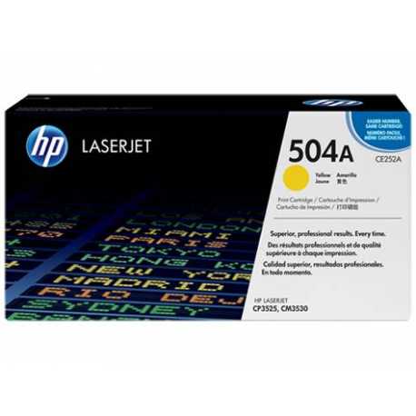 HP 504A Sarı Orijinal LaserJet Toner Kartuşu CE252A