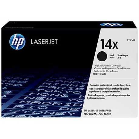 HP 14X Yüksek Kapasiteli Siyah Orijinal LaserJet Toner Kartuşu CF214X