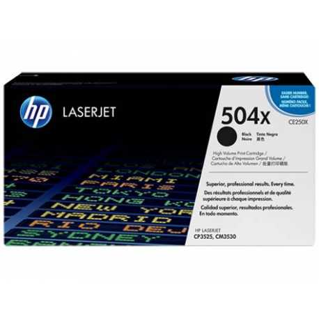 HP 504X Yüksek Kapasiteli Siyah Orijinal LaserJet Toner Kartuşu CE250X