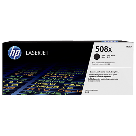 HP 508X Yüksek Kapasiteli Siyah Orijinal LaserJet Toner Kartuşu (CF360X)
