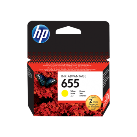 HP 655 - CZ112AE Sarı Orijinal Ink Advantage Mürekkep Kartuşu