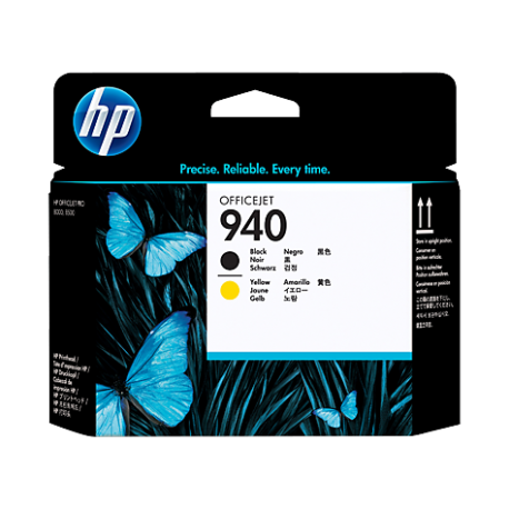 HP 940 - C4900A Siyah ve Sarı Orijinal Yazıcı Kafası