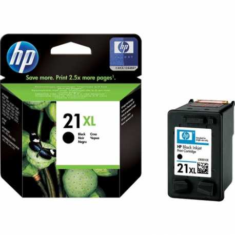 HP 21XL - C9351CE Yüksek Kapasiteli Siyah Orijinal Mürekkep Kartuşu