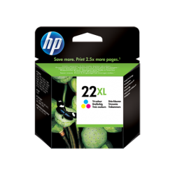 HP 22XL - C9352CE Yüksek Kapasiteli Üç Renkli Orijinal Mürekkep Kartuşu