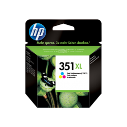 HP 351XL - CB338EE Yüksek Kapasiteli Üç Renkli Orijinal Mürekkep Kartuşu