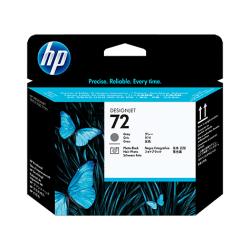 HP 72 - C9380A Gri ve Fotoğraf Siyahı DesignJet Orijinal Baskı Kafası