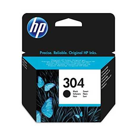 HP 304 - N9K06AE Siyah Orijinal Mürekkep Kartuşu