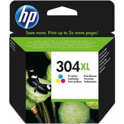 HP 304XL - N9K07AE Yüksek Kapasiteli Üç Renkli Orijinal Mürekkep Kartuşu