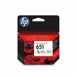 HP 651 - C2P11AE Üç Renkli Orijinal Ink Advantage Mürekkep Kartuşu