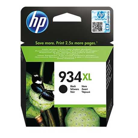 HP 934XL - C2P23AE Yüksek Kapasiteli Siyah Orijinal Mürekkep Kartuşu