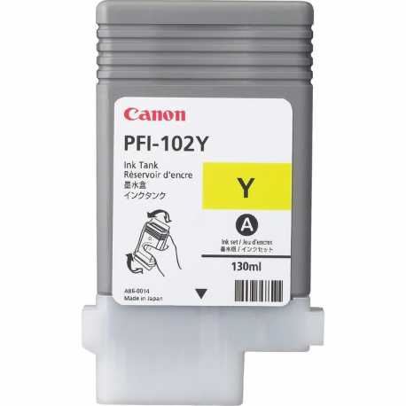 CANON PFI-102Y (130ml) Sarı Orijinal Mürekkep Kartuşu (Ink Tank)