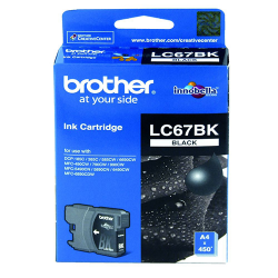 BROTHER LC67BK Siyah Orijinal Mürekkep Kartuşu LC-67 BK