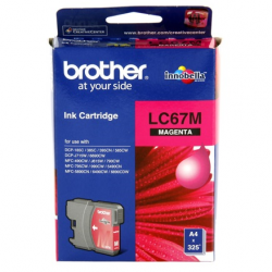 BROTHER LC67M Kırmızı Orijinal Mürekkep Kartuşu LC-67 M