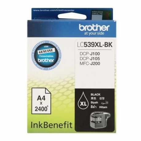 BROTHER LC-539XL-BK Siyah Orijinal Mürekkep Kartuşu LC539XL BK