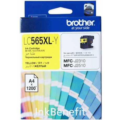 BROTHER LC-565XL-Y Sarı Orijinal Mürekkep Kartuşu LC565XL Y