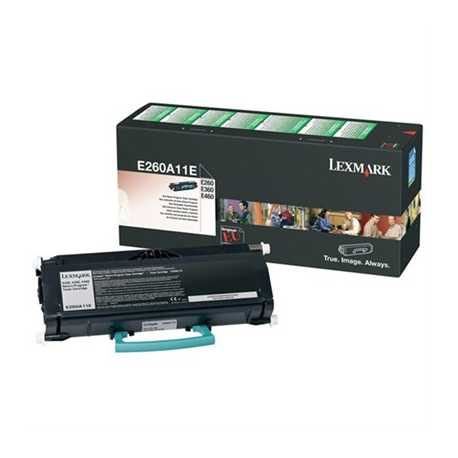 Lexmark E260 - E260A11E Siyah Orijinal Laser Toner Kartuşu