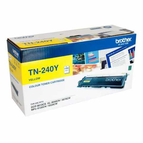Brother TN-240Y Sarı Orijinal Laser Toner Kartuşu TN240Y