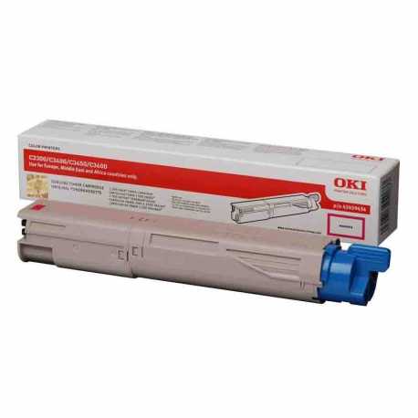 Oki 43459442 C3300 M Kırmızı Orijinal Laser Toner Kartuşu