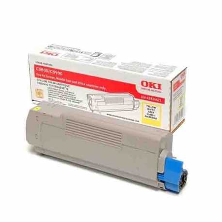 Oki 43324441 C5550 Y Sarı Orijinal Laser Toner Kartuşu