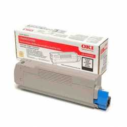 Oki 43324440 C5600 BK Siyah Orijinal Laser Toner Kartuşu