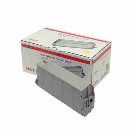 Oki 41963083 C7100 Y Sarı Orijinal Laser Toner Kartuşu