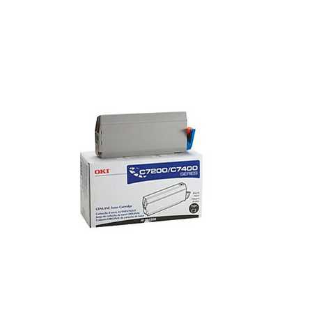 Oki 41304288 C7200 BK Siyah Orijinal Laser Toner Kartuşu
