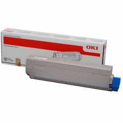 Oki 44844625 C822 Y Sarı Orijinal Laser Toner Kartuşu