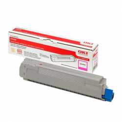 Oki 43487722 C8600 M Kırmızı Orijinal Laser Toner Kartuşu