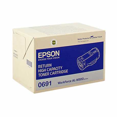 Epson AL-M300 BK Siyah Yüksek Kapasiteli Orjinal Toner Kartuşu C13S050691