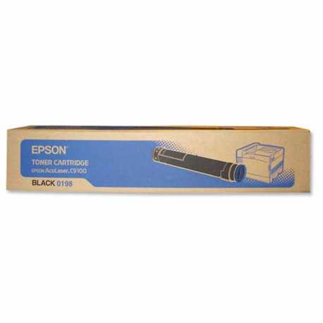 Epson C9100 BK Siyah Orijinal Laser Toner Kartuşu C13S050198