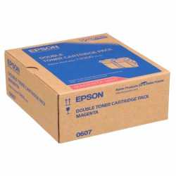 Epson C9300 M Kırmızı 2Li Paketi Orijinal Laser Toner Kartuşu C13S050607