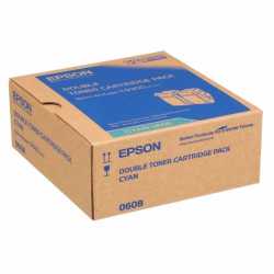 Epson C9300 C Mavi 2Li Paketi Orijinal Laser Toner Kartuşu C13S050608