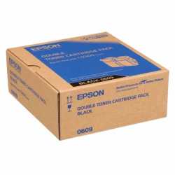 Epson C9300 BK Siyah 2Li Paketi Orijinal Laser Toner Kartuşu C13S050609