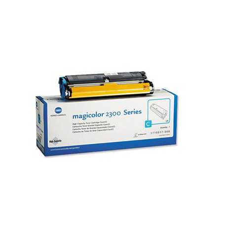 Konica Minolta MagiColor 2300W - 1710517008 C Mavi Yüksek Kapasiteli Orijinal Toner Kartuşu