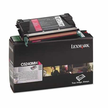 Lexmark C524 - C5240MH M Kırmızı Yüksek Kapasiteli Orijinal Laser Toner Kartuşu