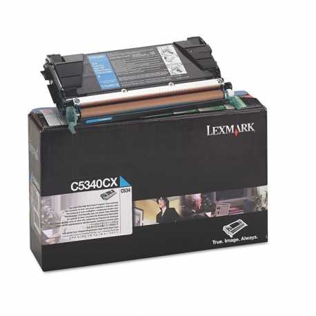 Lexmark C534 - C5340CX C Mavi Yüksek Kapasiteli Orijinal Laser Toner Kartuşu