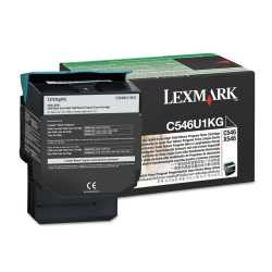 Lexmark C546 - C546U1KG BK Siyah Orijinal Extra Yüksek Kapasiteli Laser Toner Kartuşu