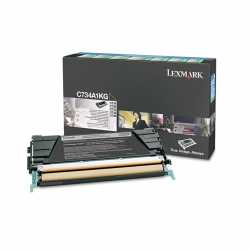 Lexmark C734 - C734A1KG BK Siyah Orijinal Laser Toner Kartuşu