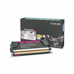 Lexmark C734 - C734A1MG M Kırmızı Orijinal Laser Toner Kartuşu