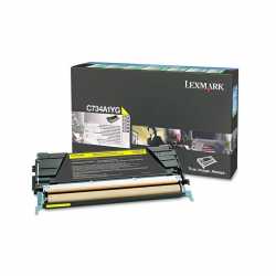 Lexmark C734 - C734A1YG Y Sarı Orijinal Laser Toner Kartuşu