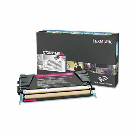 Lexmark C736 - C736H1MG M Kırmızı Orijinal Yüksek Kapasiteli Laser Toner Kartuşu