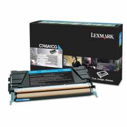 Lexmark C746 - C746A1CG C Mavi Orijinal Laser Toner Kartuşu