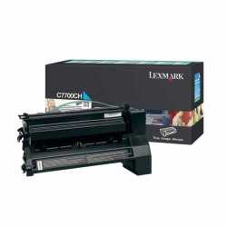 Lexmark C770 - C7700CH Mavi Orijinal Yüksek Kapasiteli Laser Toner Kartuşu