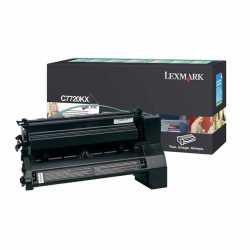 Lexmark C772 - C7720KX BK Siyah Orijinal Extra Yüksek Kapasiteli Laser Toner Kartuşu