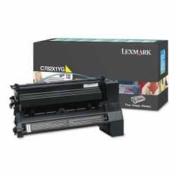 Lexmark C782 - C782X1YG Y Sarı Orijinal Extra Yüksek Kapasiteli Laser Toner Kartuşu