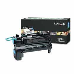 Lexmark C792 - C792A1CG C Mavi Orijinal Laser Toner Kartuşu