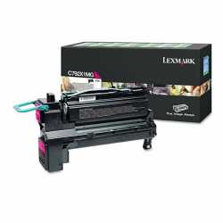 Lexmark C792 - C792X1MG M Kırmızı Orijinal Yüksek Kapasiteli Laser Toner Kartuşu