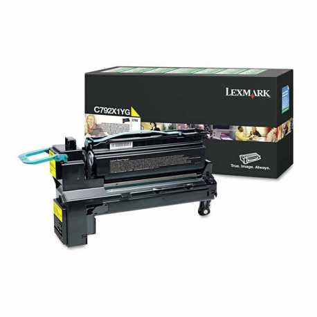 Lexmark C792 - C792X1YG Y Sarı Orijinal Yüksek Kapasiteli Laser Toner Kartuşu